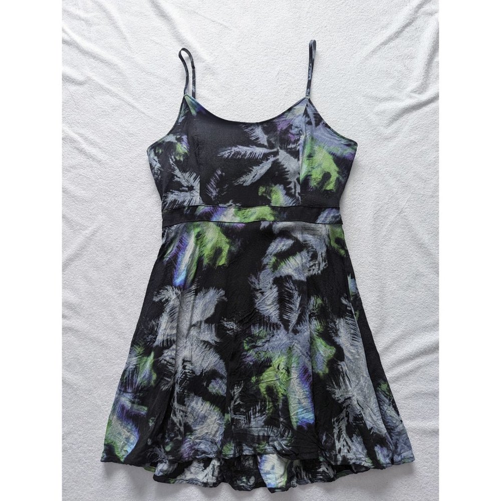 AE Spaghetti Strap Palm Tree Mini Sundress, Size XS
